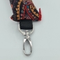 Preview: Kotbeutelspender braun mit Paisley Mustern
